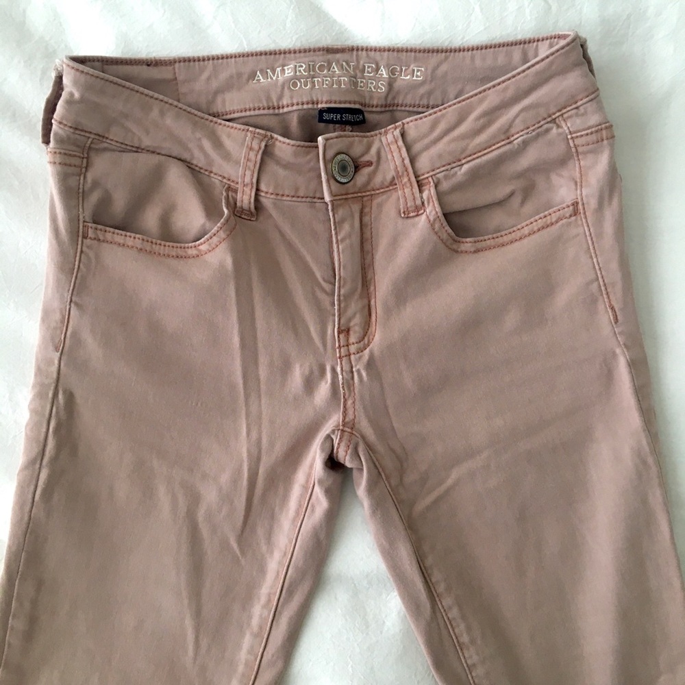 AE Light pink skinny jean leggings🤍💗